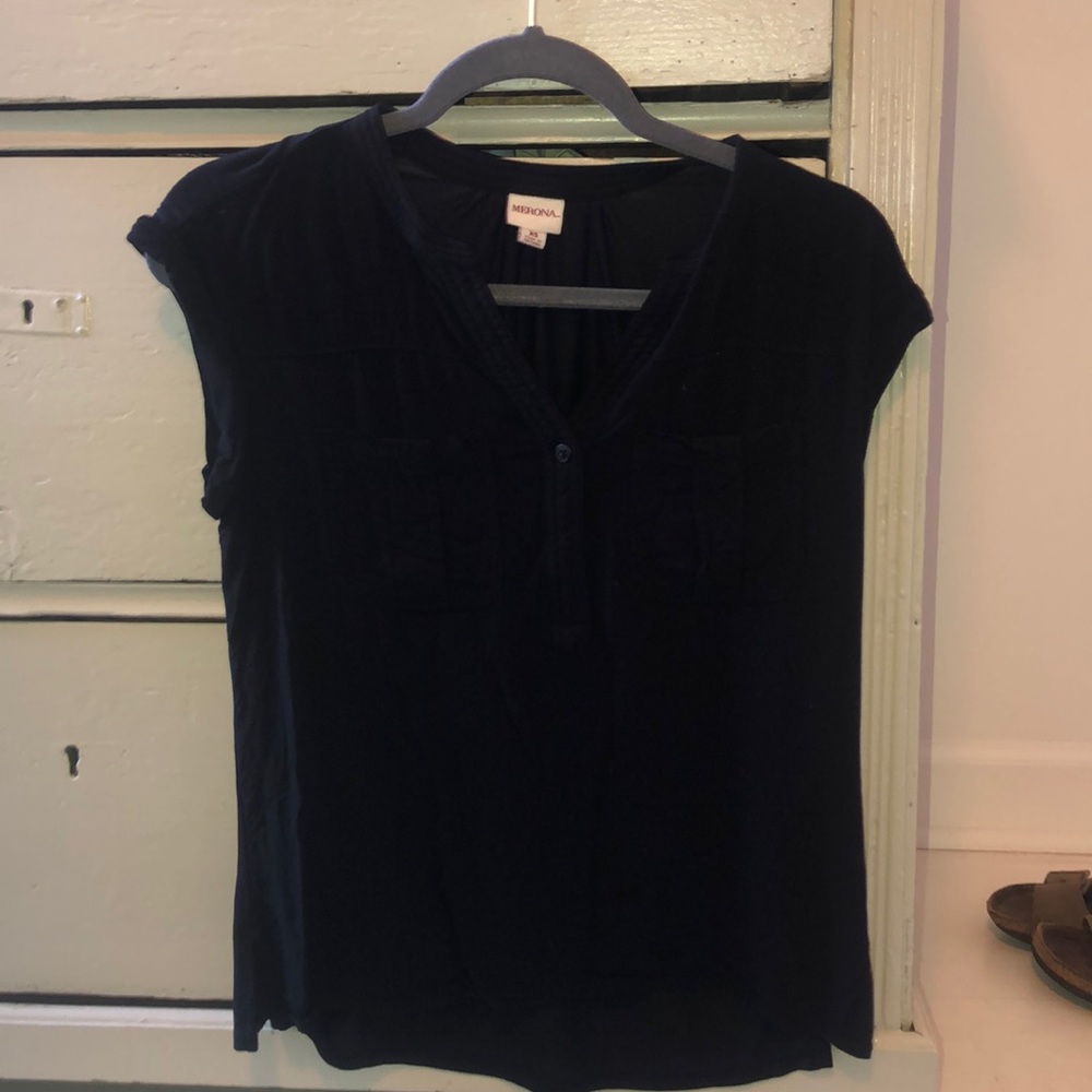 Merona Simple Black Top